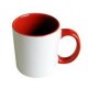 Taza de Cerámica Color Interno y Asa de Color 11 Oz